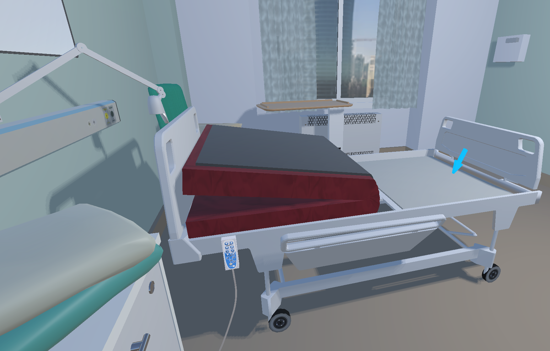 VR patient room training preview